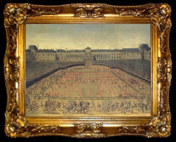 framed  Louis XIV s Grande Carrousel (mk05), ta009-2